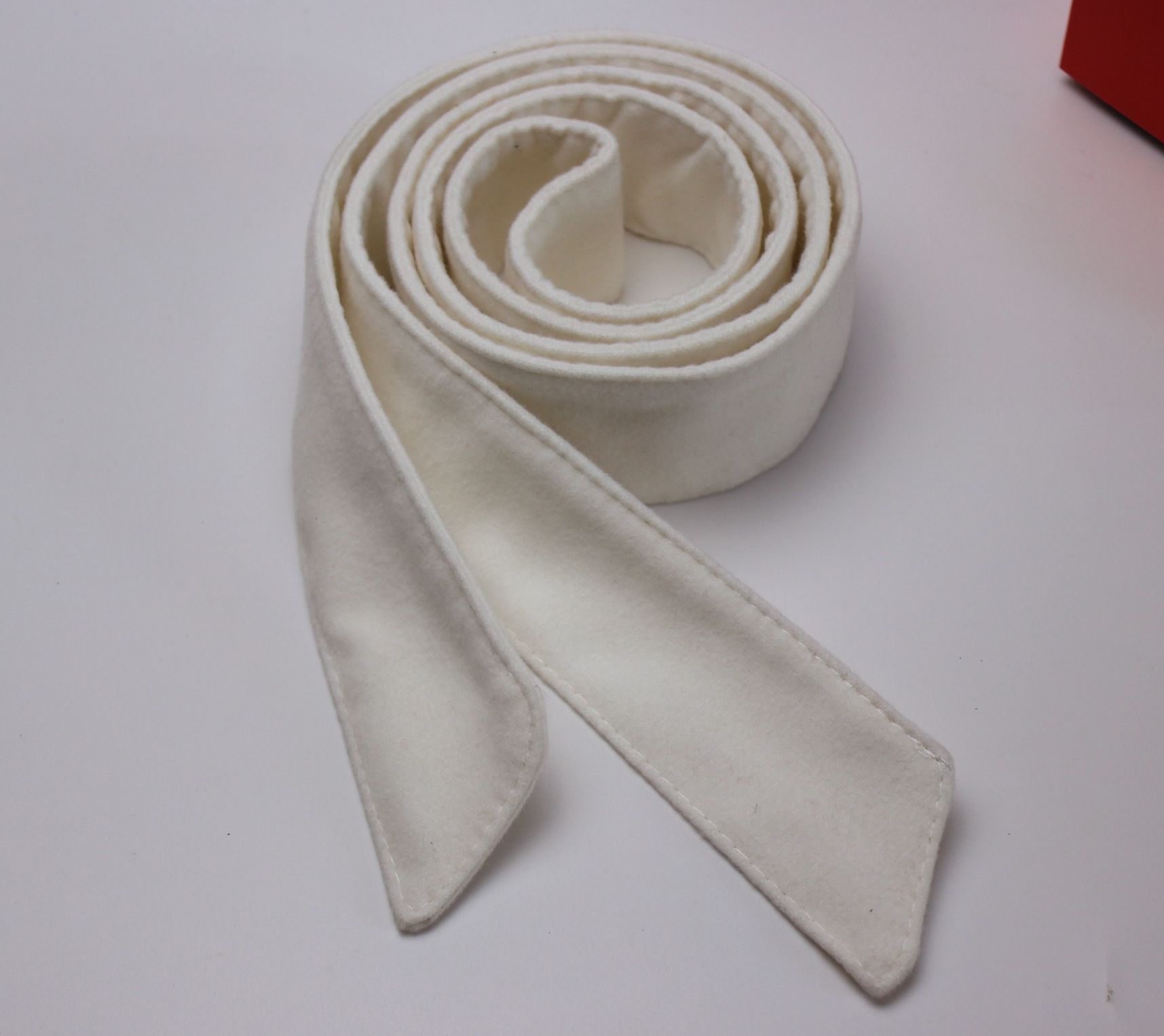 Cinturón ancho de mujer de doble cara abrigo de terciopelo de lana cinturón de arco decorativo negro ejército verde trench coat ribbon