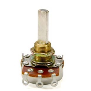 供应R24mm旋转电位器，大功率B500K碳膜电位器，长寿命精密电位器