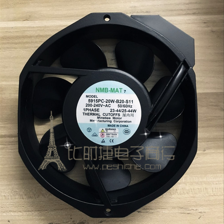 NMB 5915PC-20W-B20-S11 200-240V 23/25/44W 全金属耐高温风机