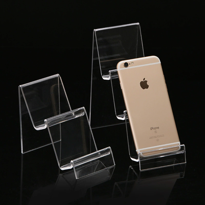 Acrylic stand, mobile phone, glass wallet