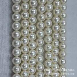 诸暨【益生】半成品批发5-6-7-8mm 4A圆珠强光天然淡水珍珠项链