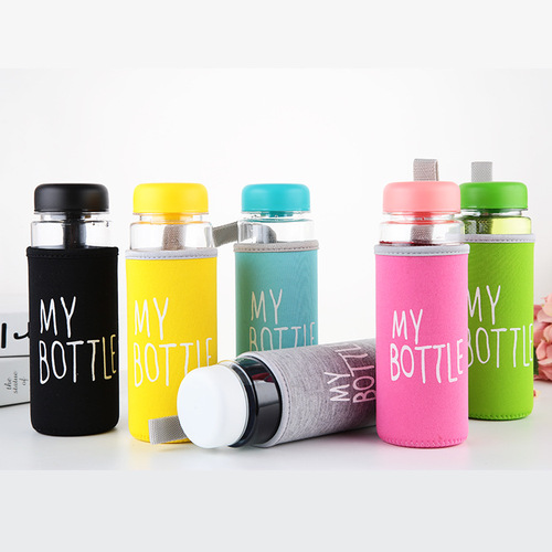 Wholesale transparent mybottle plastic cups, lemonade cups, milk tea cups, juice drink cups with logo printing available.