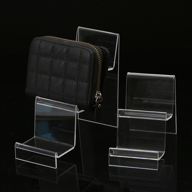 Acrylic stand, mobile phone, glass wallet