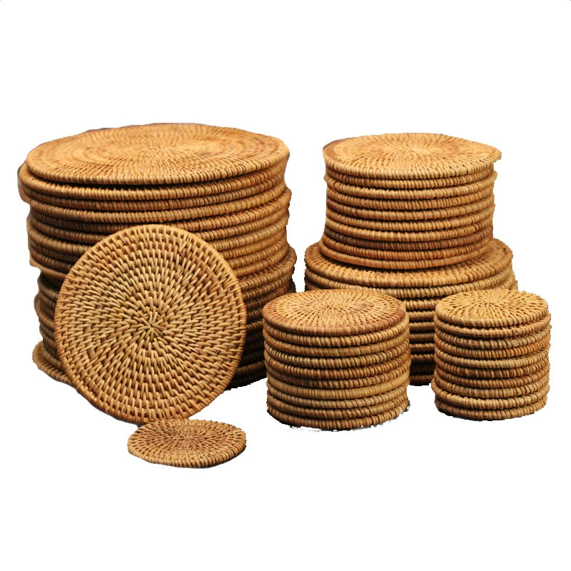 Вьетнамский ротанговый подушечка для пальто, подушечка, чашка, чашка чашка чашка подушка набор чистой ручной работы прямые продажи