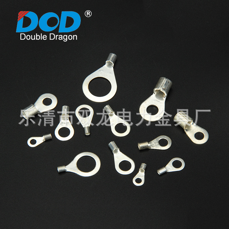 保质保量 黄铜圆形裸端头冷压端子 OT1-4 铜接线端子 铜端子 铜端