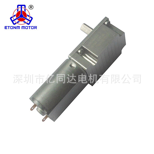 厂家供应专业生产家电、机器人直流减速电机 34mm 蜗杆电机 12V