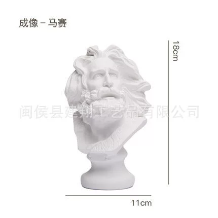 European -style decorative Greek small decoration art breeding resin craftsman statue of character model decoration imaging