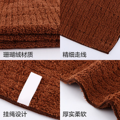 Dishwashing Sponge Superfine Fiber Cloth, Thick Coral Velvet Kitchen Table Wiping Cloth, Household Cleaning Absorbent Small Square Towel