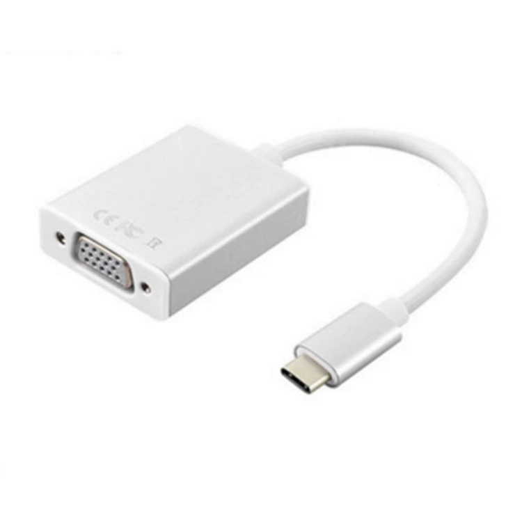 Кабель USB 3.1 Type-C к VGA HD, ноутбук 3.1 к VGA дисплейному кабелю