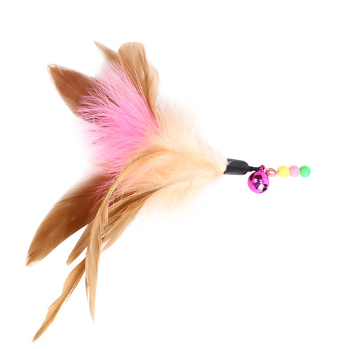 Manufacturer of wire colored feather cat teasing sticks, cat toys with bells, cat toys and pet supplies wholesale