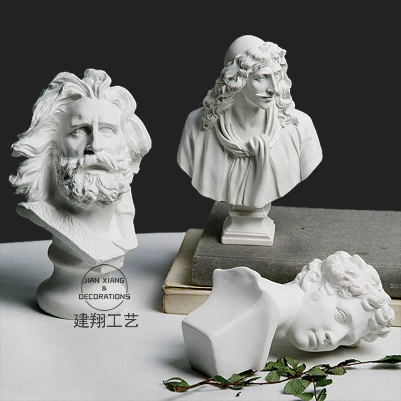 European -style decorative Greek small decoration art breeding resin craftsman statue of character model decoration imaging