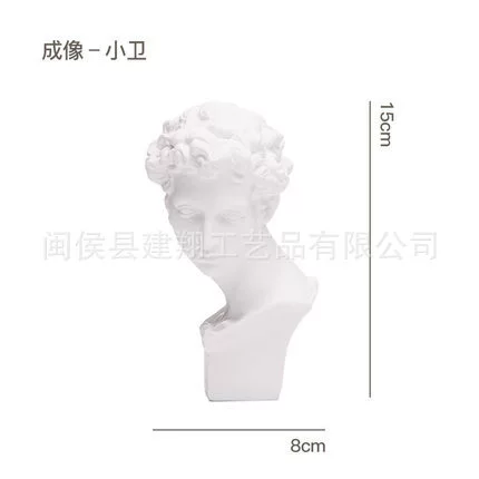 European -style decorative Greek small decoration art breeding resin craftsman statue of character model decoration imaging