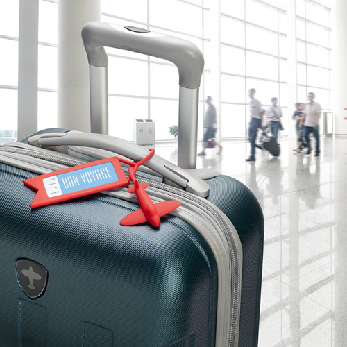 Aircraft luggage tag silicone aircraft boarding pass suitcase luggage tag luggage tag hanging tag consignment tag