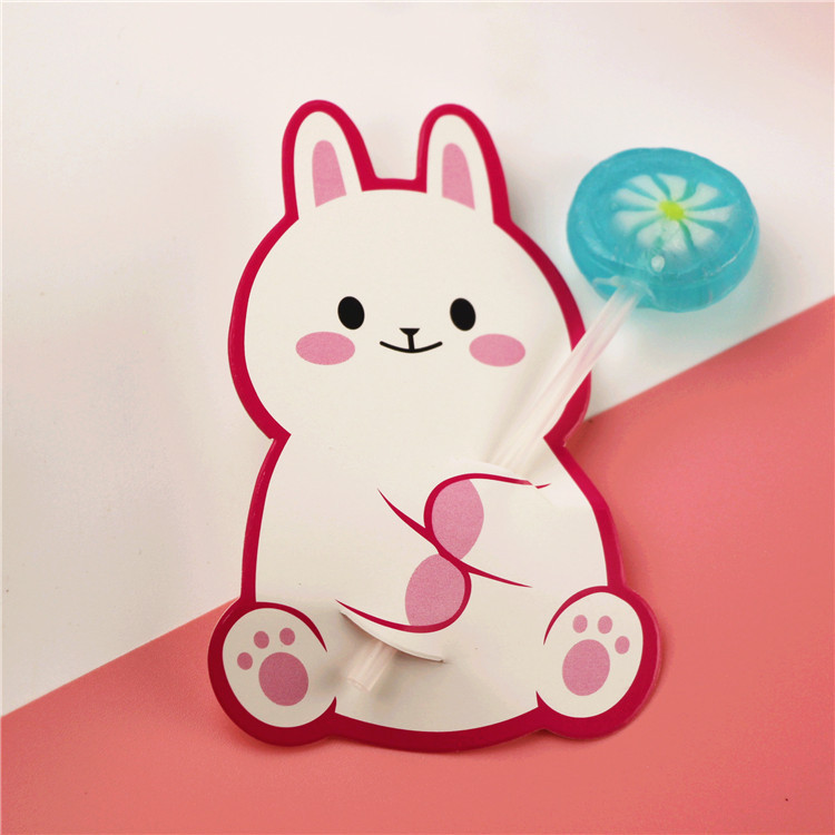 50 unidades precio 2022 nuevo Santa pingüino conejo dibujos animados Lollipop Tarjeta de papel decorativo DIY image 6