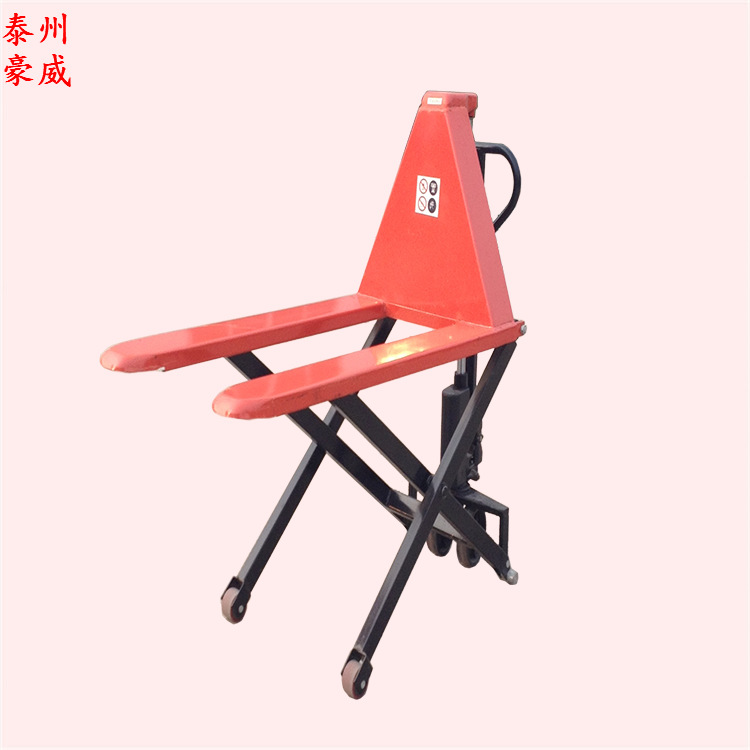 手动液压高起升搬货车手动托盘车 1.5吨油压装卸堆放车 液压地牛