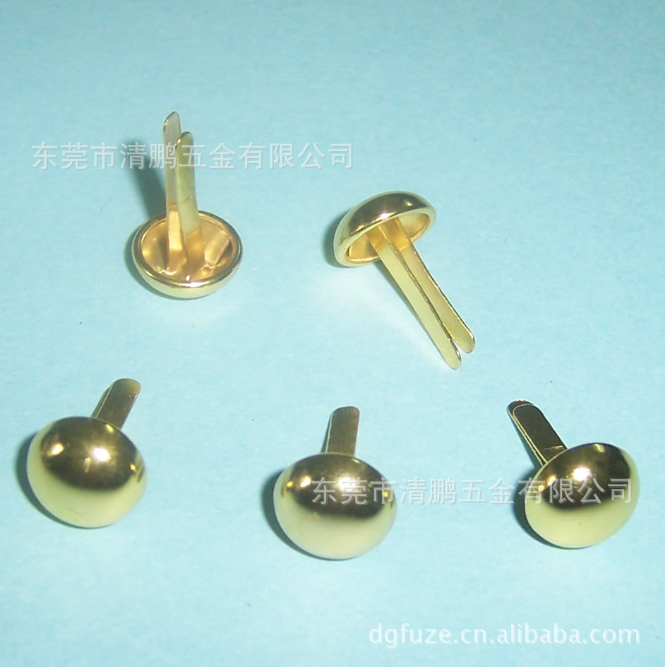 两脚泡钉 两脚钉 装饰泡钉 脚钉金色 泡钉价格优惠