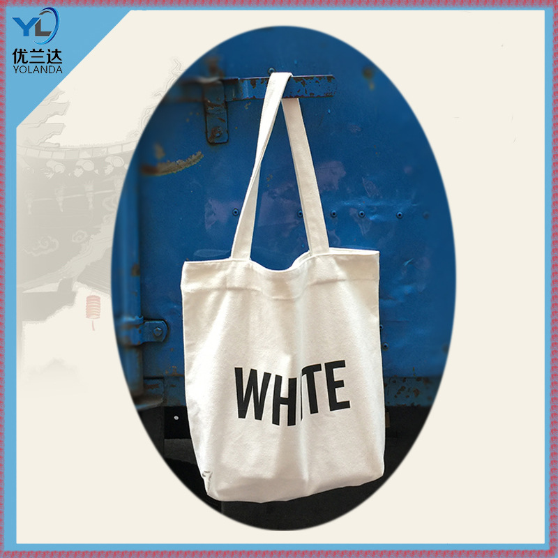 促销帆布袋 简约帆布手袋 百搭复古帆布包