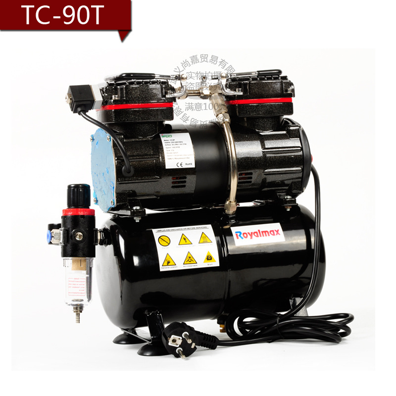 双缸双压带罐美工泵 气泵 美工泵 黑武士美工泵