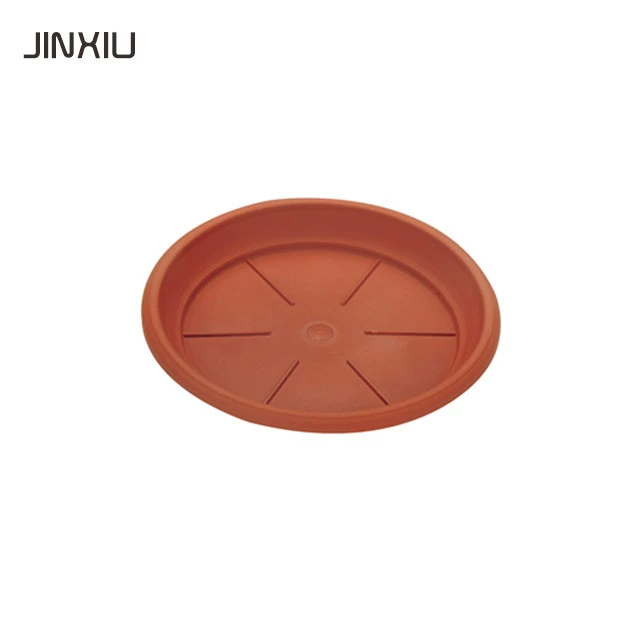 Завод прямой стойло поставки цветочный горшок коврик круглый край пластиковый лоток