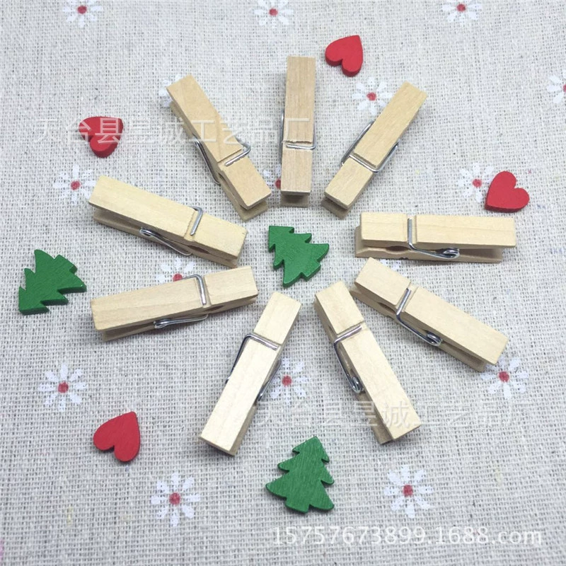 Бревенчатый зажим деревянный зажим мини маленький зажим фото зажим ручной работы DIY