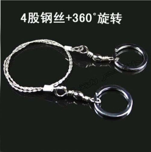Survival Curve Saw 360-degree Rotation Outdoor Chain Saw Wire Saw Cable Saw Tool Pond Grass Cutting Rope Saw 10m