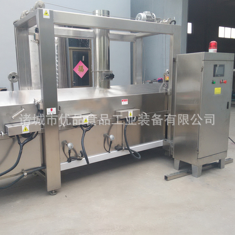 供应鸡块油炸机 猫耳朵油炸流水线价格 家用麻花油炸机价格
