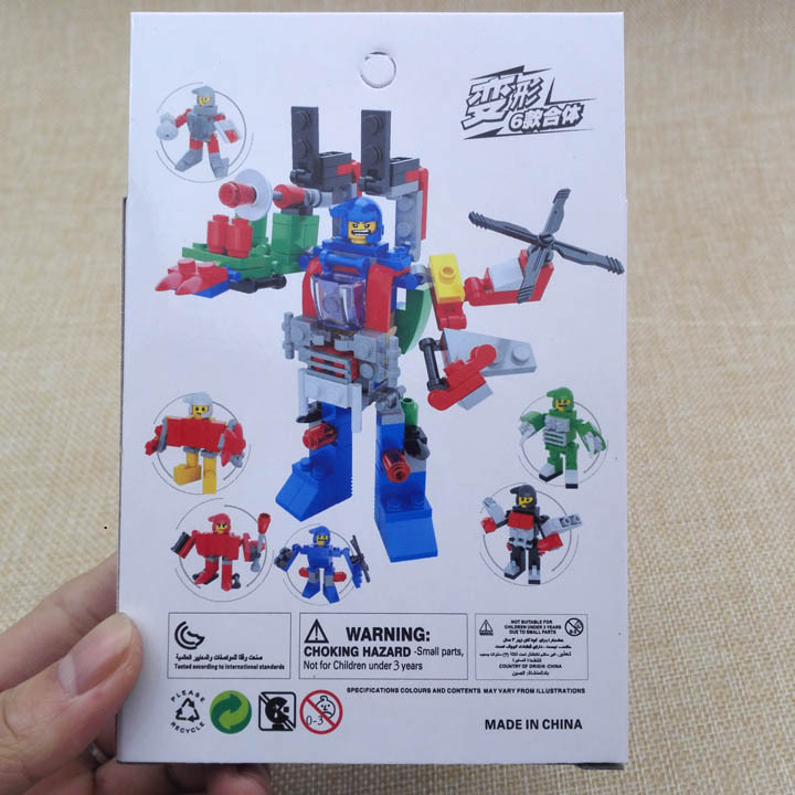 F1233 variante de montaje robot rompecabezas para niños montaje Yuan tienda puesto al por mayor mercado nocturno suministro de distribución de Venta caliente