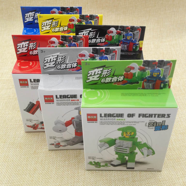 F1233 variante de montaje robot rompecabezas para niños montaje Yuan tienda puesto al por mayor mercado nocturno suministro de distribución de Venta caliente