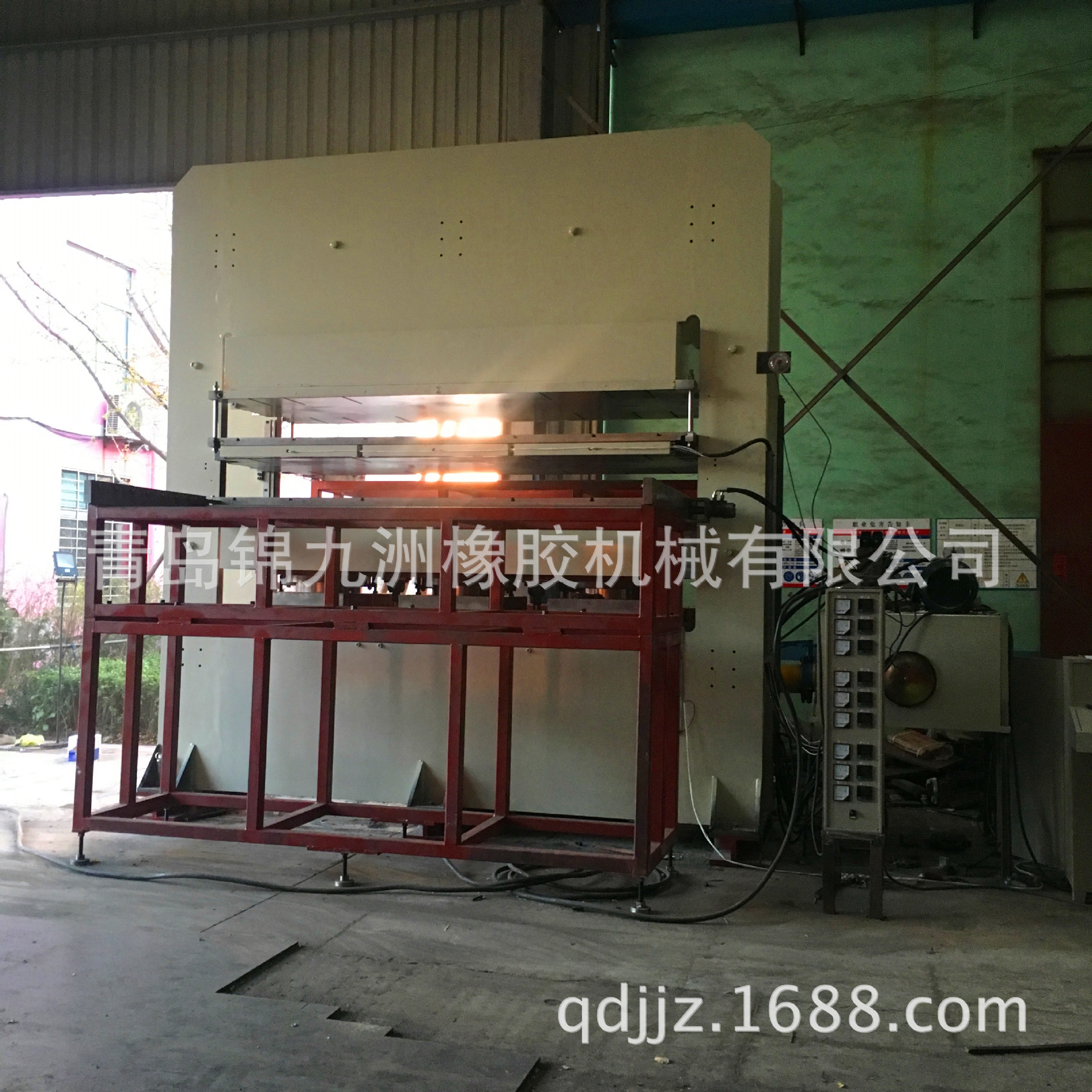 框式非标硫化机 800T自动双侧移模模压机 全自动框式硫化机