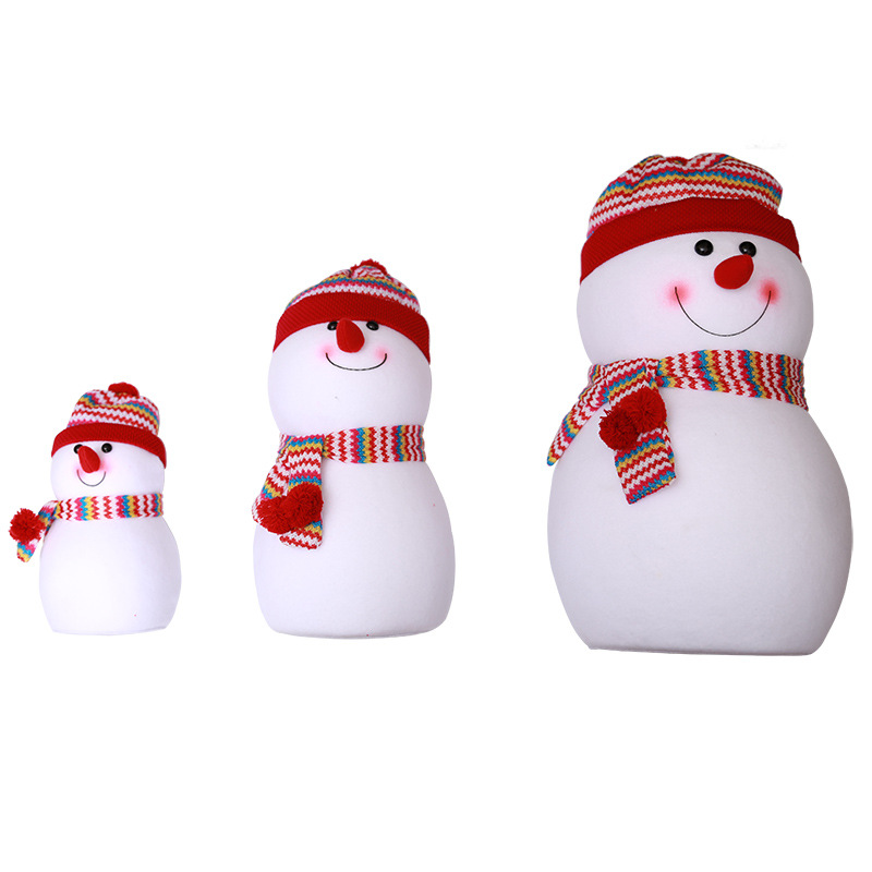 Weihnachten Schneemann Puppe Große Medium Kleine Größe Blase Schneemann Hause Weihnachten Baum Dekoration Geschenk Fenster Ornamente_voghion.com
