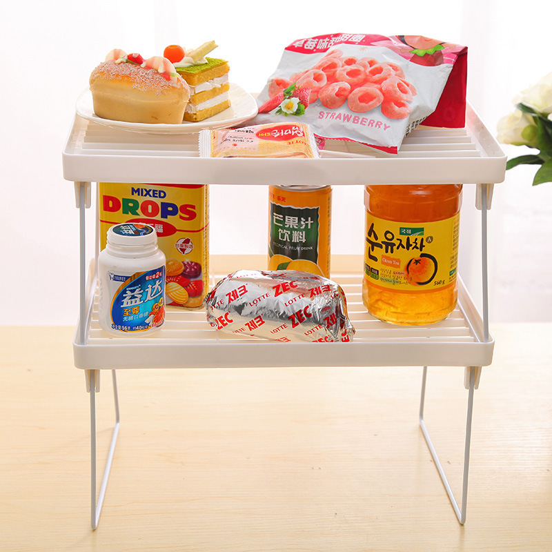 Estante de almacenamiento para baño, estante organizador de artículos de cocina, estante plegable para artículos diversos, estante de almacenamiento multicapa