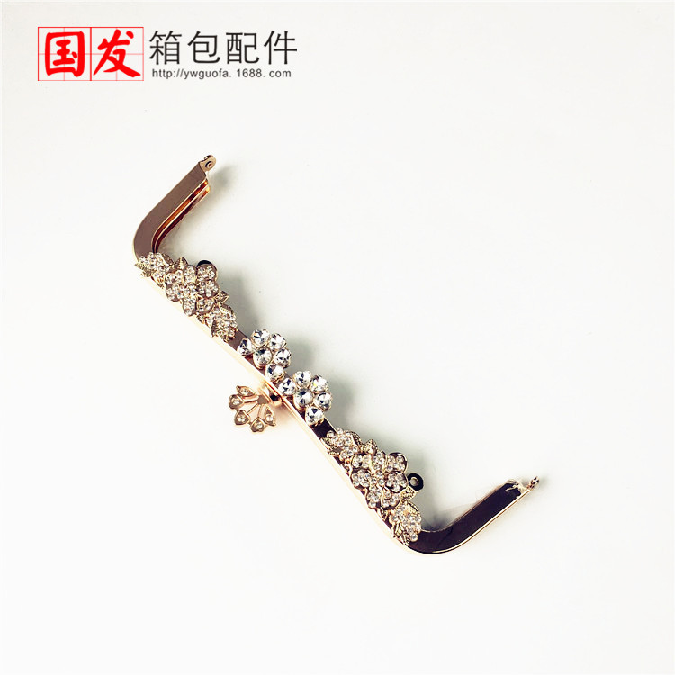 30% de descuento: agujero de tornillo 23cm cintura cóncava sin agujero de la cabeza de la flor de cinco hojas oro ligero