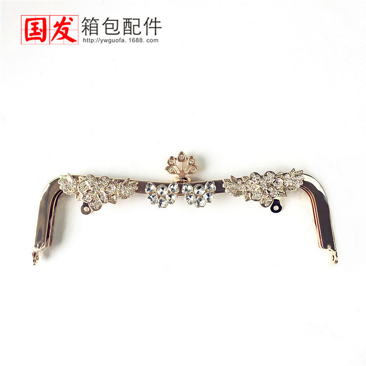 30% de descuento: agujero de tornillo 23cm cintura cóncava sin agujero de la cabeza de la flor de cinco hojas oro ligero