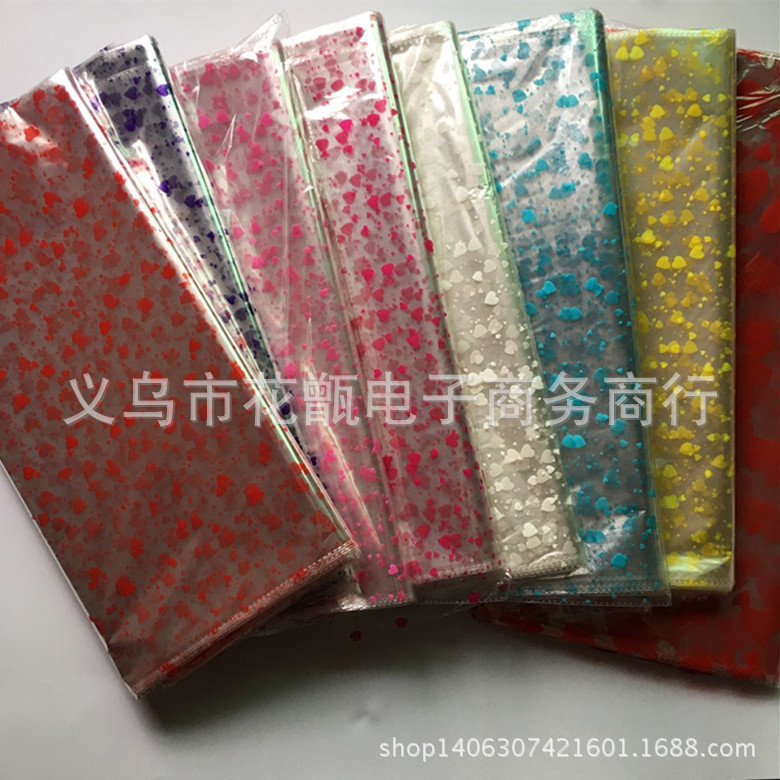 厂家供应毛绒玩具娃娃袋 透明印花塑料袋 礼品包装防尘opp袋