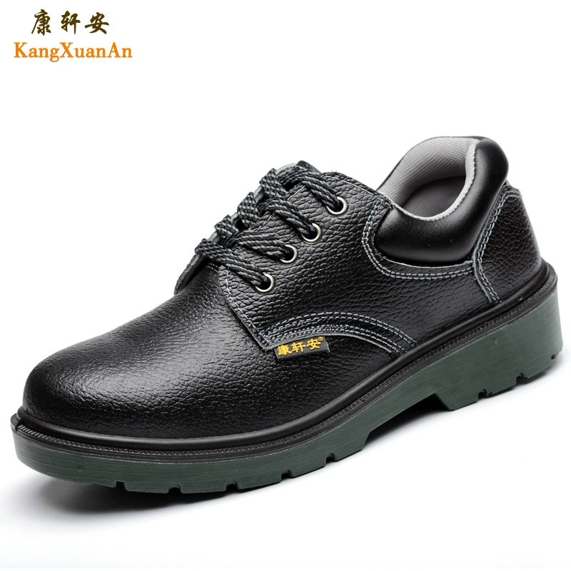 Защитная обувь с твердой подошвой Рабочая обувь со стальным носком Нескользящая Противоударная защита от проколов Износостойкая защитная обувь Мужская дышащая воловья кожа