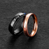 Accessory, fashionable ring for beloved stainless steel, wholesale, suitable for import