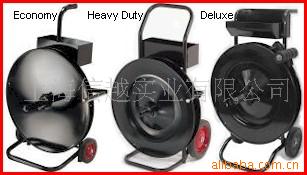 复卷式包装钢带带盘车,包装钢带车,