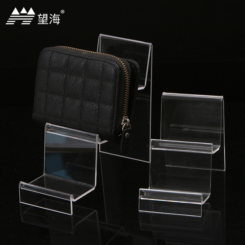 Multi-Layer Transparent Acrylic Wallet Display Stand Glasses Wallet Women's Bag Mobile Phone Display Display Stand Exhibition Stand
