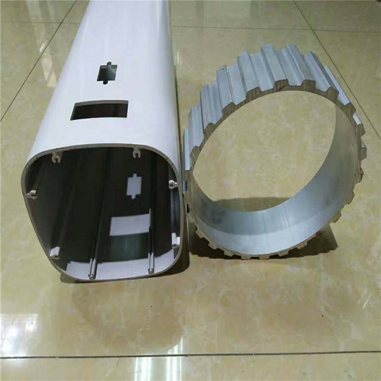 生产加工6063不规则圆管铝型材 大小型工业建材