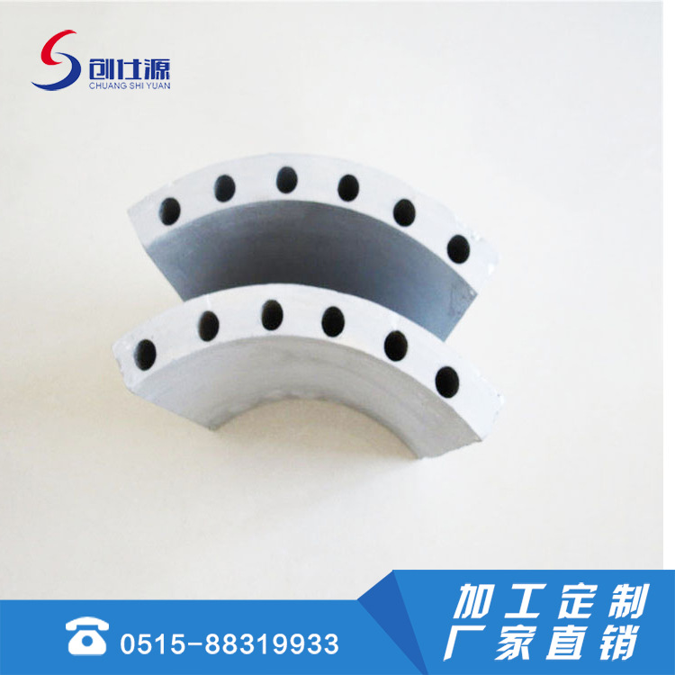 铸铝加热板 工业用电热板 弧形铸铝电加热器 打孔插加热棒