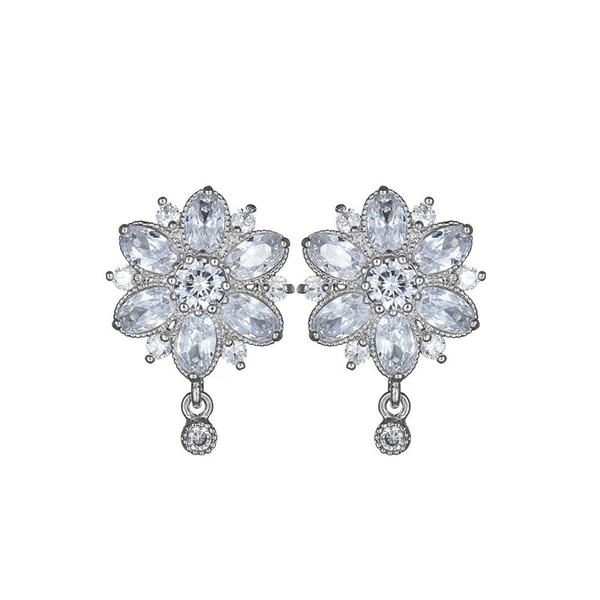 With zircon, white