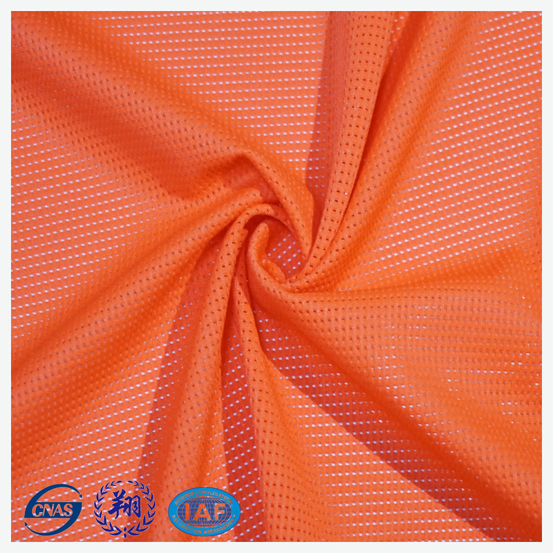 high quality 82% Nylon 18% Spandex Nike Mesh Stretch Warp Knitted Breathable Mesh Suitable for Sportswear