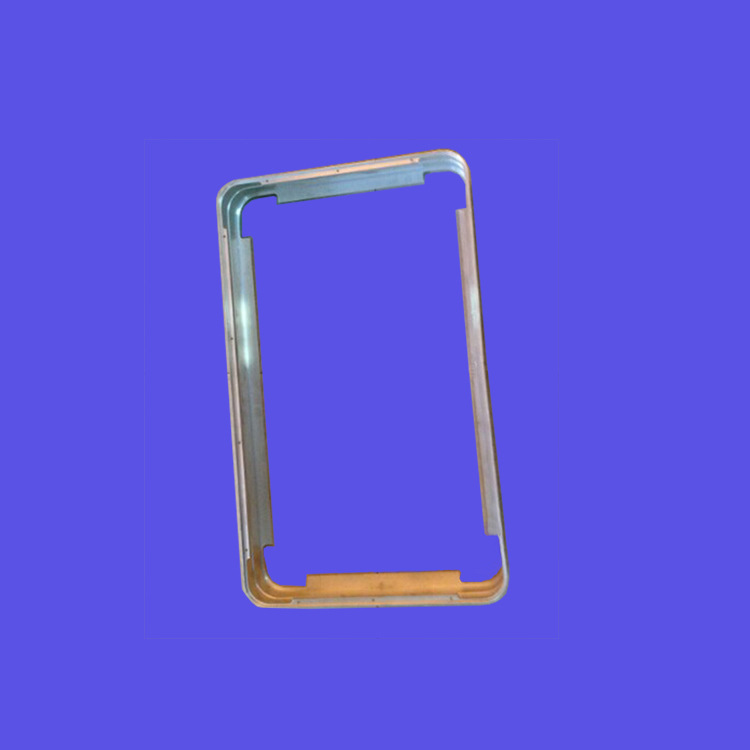 厂家加工铝合金边框型材电脑广告显示器框一站式 加工折弯CNC喷涂