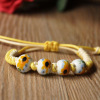 Ceramics, jewelry handmade, woven ethnic bracelet, accessory suitable for men and women, wholesale, ethnic style