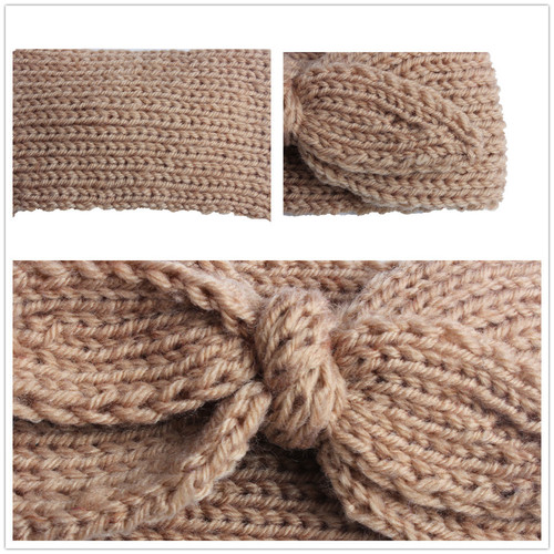 New Children's Cute Rabbit Ear Knitted Hair Band for Babies, 2017 Western and European Style Fashion Headband