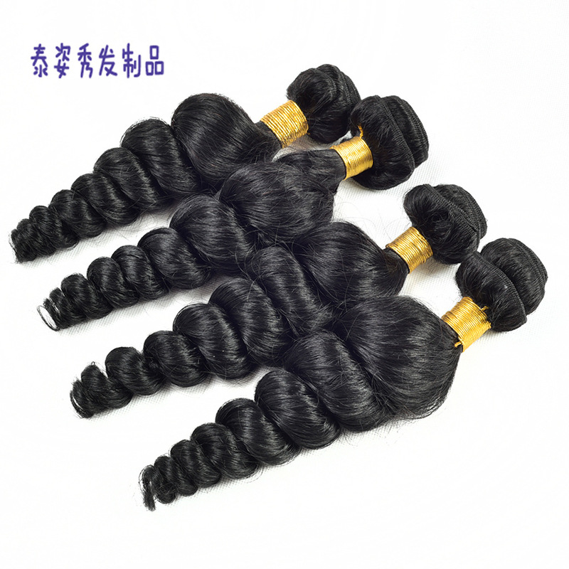 Indian real wig hair curtain Indian virgin hair loose wave wig wholesale factory