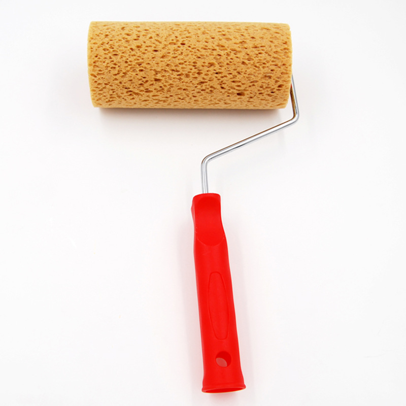 Tres-color nacarado pintura arte imitación algas patrón de rodillo líquido papel pintado pintura textura herramienta de pintura cepillo