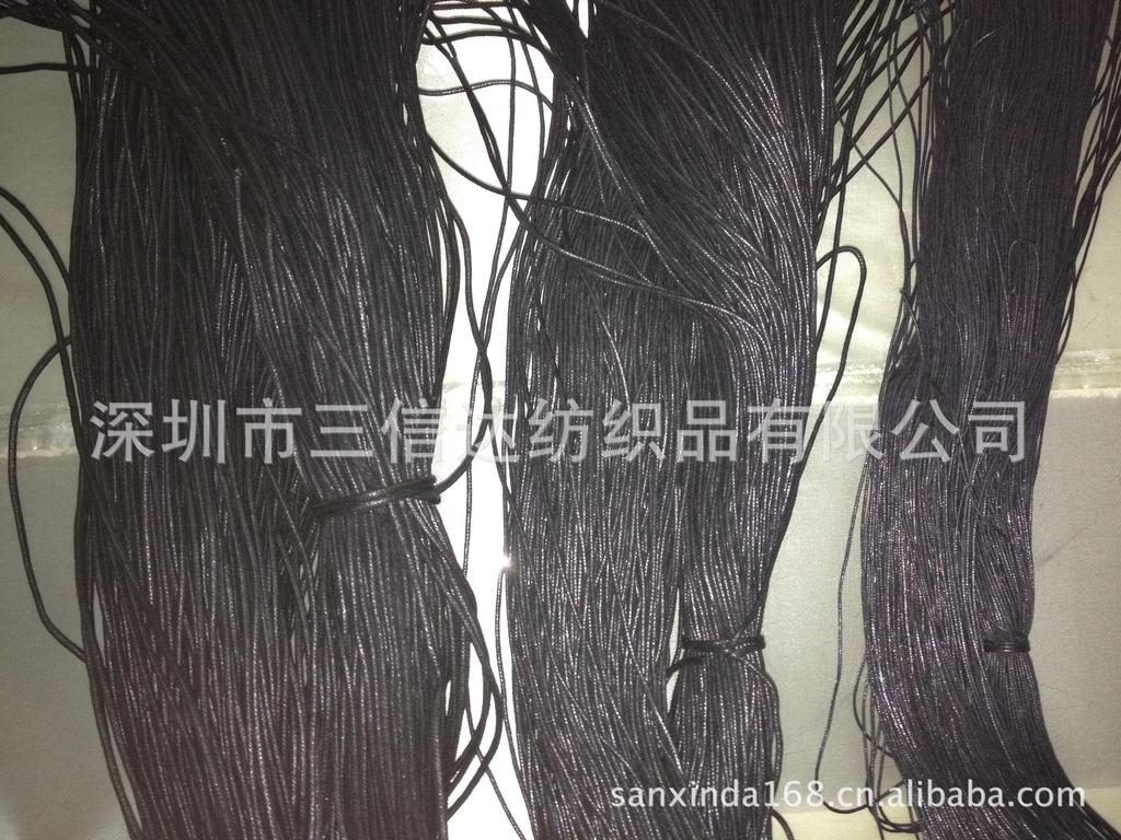 1MM 2MM 3MM现货 蜡绳批发 黑色蜡绳 环保蜡绳 全棉蜡绳