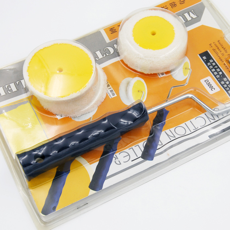 Pintura de látex, esquina de pared, esquina multifuncional, cepillo de rodillo de revestimiento plano, esquina de la esquina, cepillo de borde de esquina, sin ángulo muerto, arte de herramientas