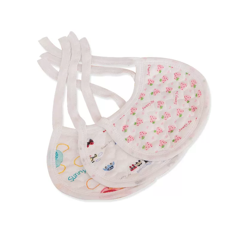 2023新款系带四季通用围嘴围兜柔软婴幼儿围嘴全棉防水防漏口水巾